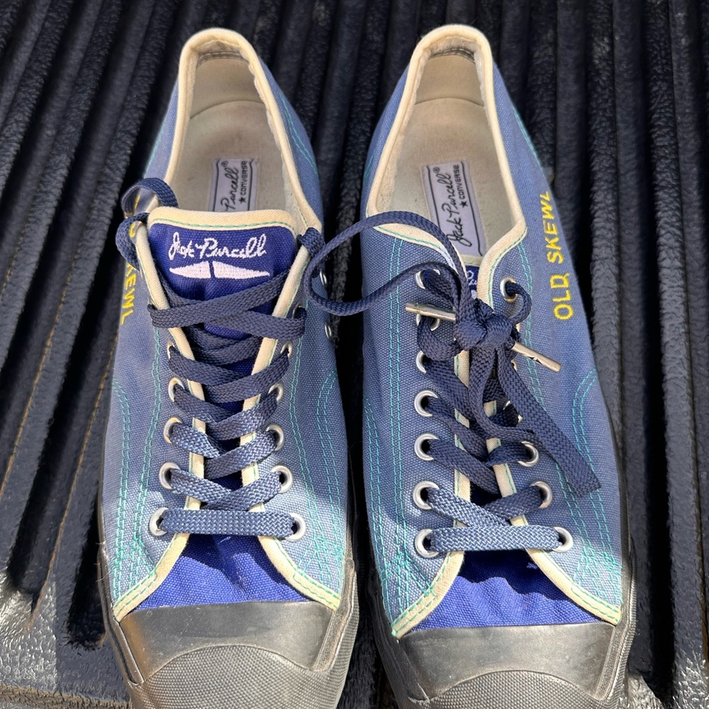 Converse Black and Blue Sneakers